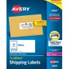 Avery TrueBlock Laser Shipping Labels, 2" x 4", White, 2,500 Labels/Box (5963)