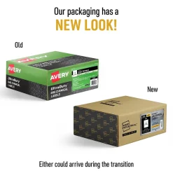 Avery UltraDuty Waterproof Laser GHS Chemical Labels, 8-1/2