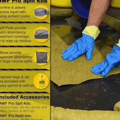 AWF Pro Hazmat Spill Kit Refill, 51 Pieces (KTSK 10215-RT)