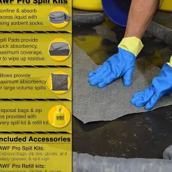 AWF ProUniversal Spill Kit, 30 Gal, 110 pieces, (KTSK 13000-RT)