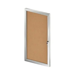 Azar Cork Enclosed Bulletin Board, 42.32" x 23.03" (300232)