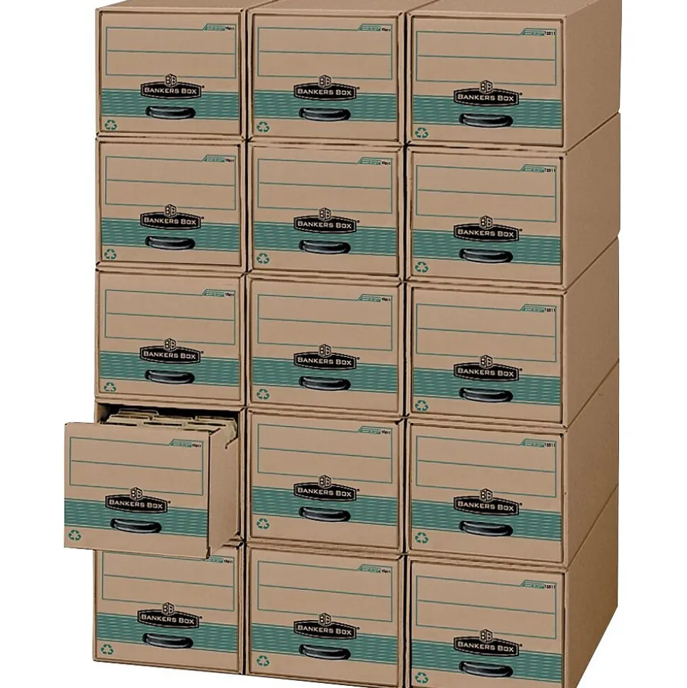 Bankers Box Stor/Drawer File Storage Drawer, White, 6/Carton (1231201)