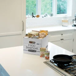 Bankers Box Stor/File 60% Recycled Corrugated File Box Lift Off Lid, Letter/Legal Size, White/Blue, 20/Pack (0070333)