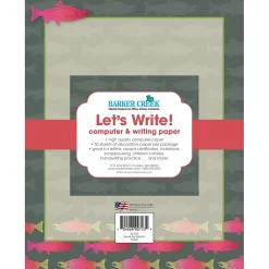 Barker Creek 8 1/2" x 11" Printer Paper, Salmon 50 per package (BC723)