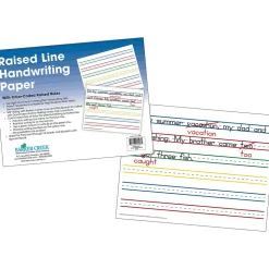 Barker Creek 8.5" x 11" Raised Line Handwriting Paper, 300 Sheets/Set (5503-06)