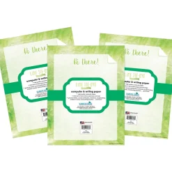 Barker Creek 8.5" x 11 Tie-Dye Lime Computer Paper Pack, 150 Sheets/Set (4343)