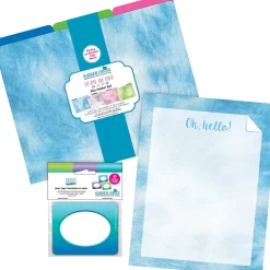 Barker Creek Blue Ombré File Folder, 1/3-Cut Tab, Letter Size, Assorted, 107/Set (152)