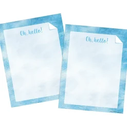 Barker Creek Blue Tie-Dye Computer Paper Pack, 100 Sheets/Set (4337)