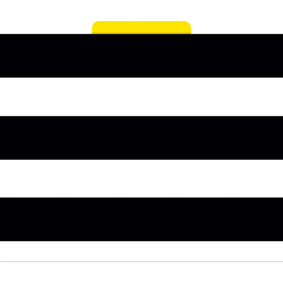 Barker Creek Buffalo Plaid & Wide Stripes Fashion File Folders, 3-Tab, Letter Size, Assorted, 12/Pack (BC1341)