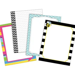 Barker Creek Chevron & Stripes Designer Computer Paper Set, 200 Sheets/Set (BC3723)