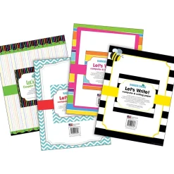 Barker Creek Chevron & Stripes Designer Computer Paper Set, 200 Sheets/Set (BC3723)