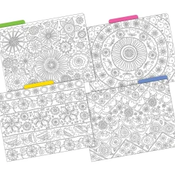 Barker Creek Color Me! File Folder Set, 1/3-Cut Tab, Letter Size, In My Garden, 24/Set (4386)