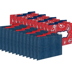 Barker Creek File Folder Set, 1/3-Cut Tab, Letter Size, Western, 24/Set (4136)