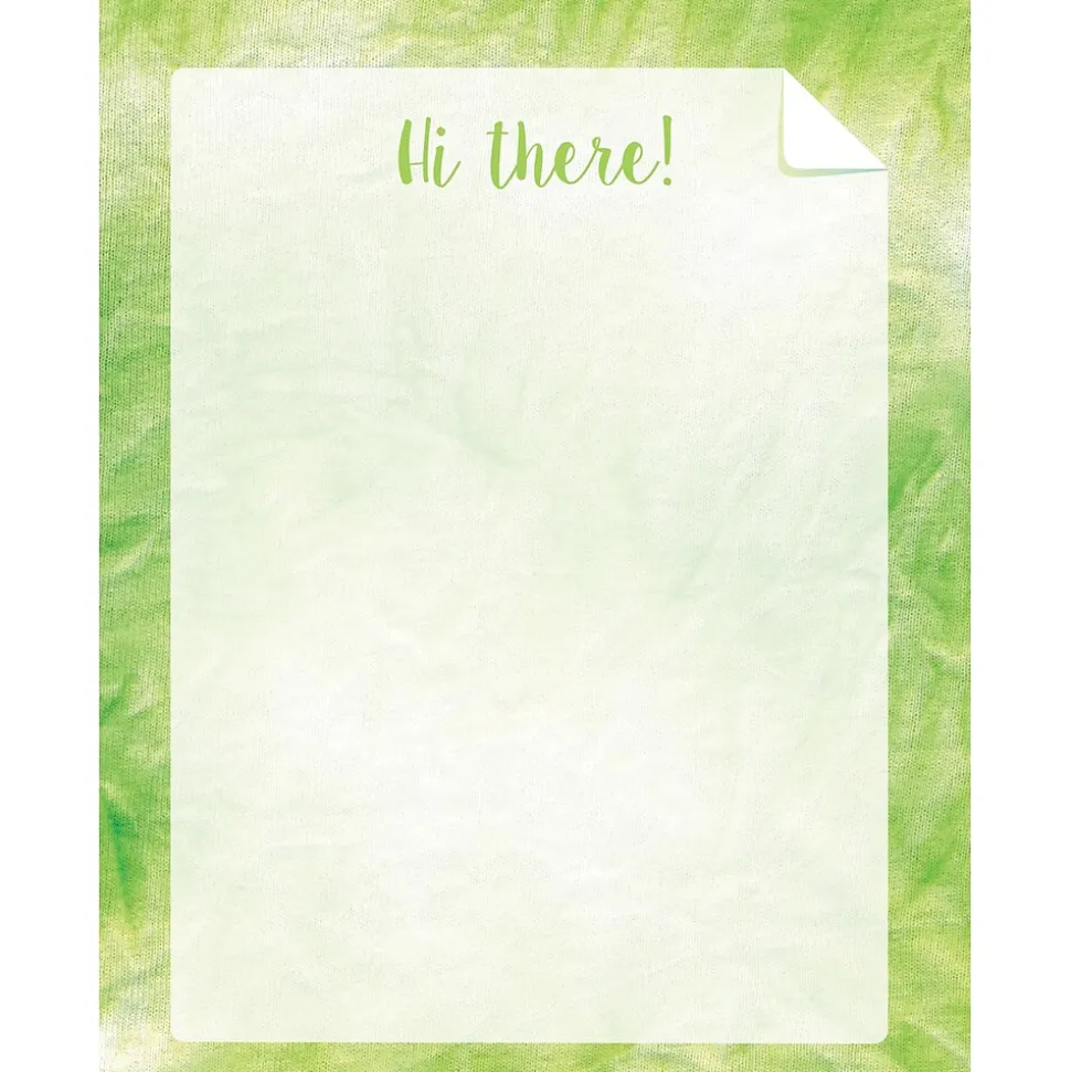 Barker Creek File Folder Set, 1/3-Cut Tab, Letter Size, Tie-Dye & Ombré, 107/Set (133)