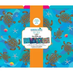 Barker Creek File Folder Set, 1/3-Cut Tab, Letter Size, Kai Ola, 12/Pack (2006)