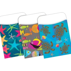 Barker Creek Folder & Pocket Set, 1/3-Cut Tab, Letter Size, Kai Ola, 42/Set (4420)