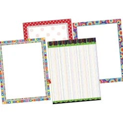 Barker Creek In the Groove Computer Paper, 8.5" x 11", 50 sheets EA of four designs, 200 sheets/Set