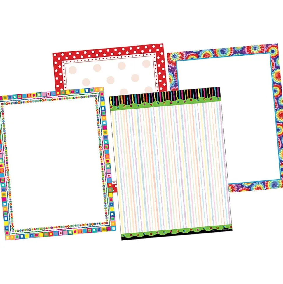 Barker Creek In the Groove Computer Paper, 8.5" x 11", 50 sheets EA of four designs, 200 sheets/Set