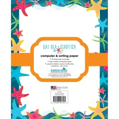 Barker Creek Kai Ola Starfish 8.5" x 11" Computer Paper, 50 Sheets/Pack (BC758)