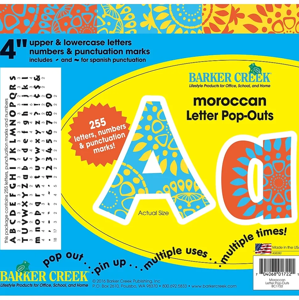 Barker Creek Moroccan Designer Classroom Set, 479 Pieces/Set (BC3566)