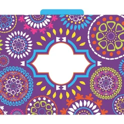 Barker Creek Moroccan File Folder, 1/3-Cut Tab, Letter Size, Assorted, 12/Pack (2013)
