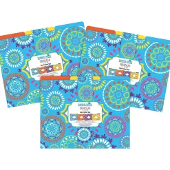 Barker Creek Moroccan Letter-Size File Folders, Multi-Design Set, 36/Set (BC3933)