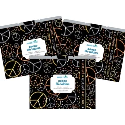 Barker Creek Peace Letter-Size File Folders, 36/Set (BC3928)