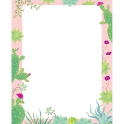 Barker Creek Prickles Computer Paper, 8 ½” x 11", 50 Sheets/Pack (BC701)