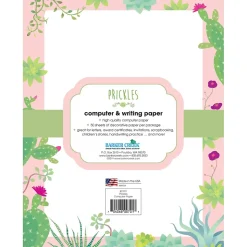Barker Creek Prickles Computer Paper, 8 ½” x 11", 50 Sheets/Pack (BC701)