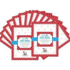 Barker Creek Red & White Dot Computer Paper, 100 Sheets/Set (BC3608)