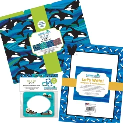 Barker Creek Sea & Sky Eagles File Folder, 1/3-Cut Tab, Letter Size, Assorted, 107/Set (148)