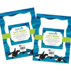 Barker Creek Sea & Sky Whales Computer Paper, 8 ½” x 11", 100 Sheets/Set (BC3883)