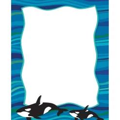 Barker Creek Sea & Sky Whales File Folder, 1/3-Cut Tab, Letter Size, Assorted, 107/Set (145)
