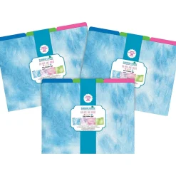 Barker Creek Tie-Dye & Ombré File Folder, 1/3-Cut Tab, Letter Size, Assorted, 36/Set (4403)