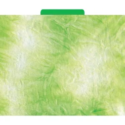 Barker Creek Tie-Dye and Ombré File Folders, 3-Tab, Letter Size, Assorted, 24/Set (4325)