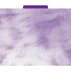 Barker Creek Tie-Dye and Ombré File Folders, 3-Tab, Letter Size, Assorted, 24/Set (4325)