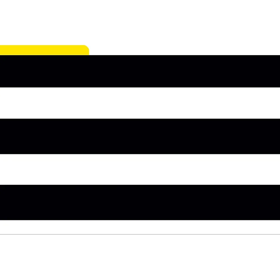 Barker Creek Wide Stripes File Folders, 3-Tab, Legal Size, Assorted, 9/Pack (BC2507)