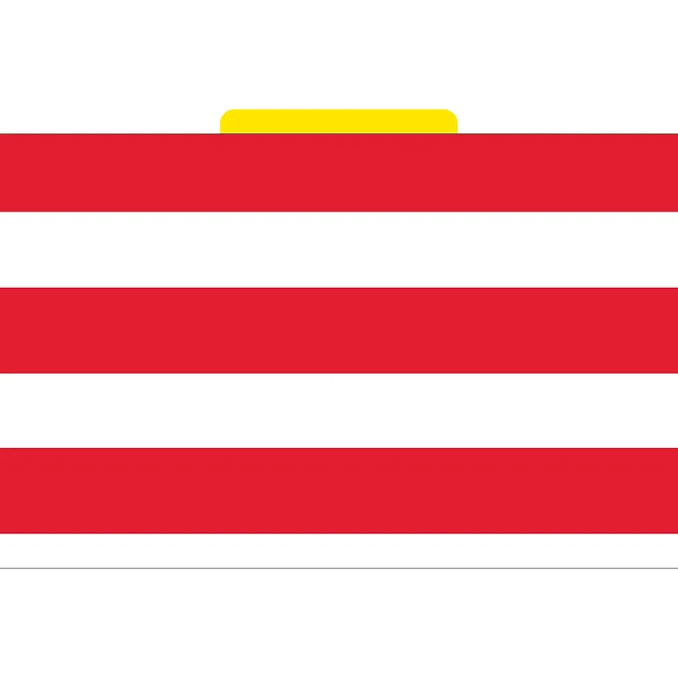 Barker Creek Wide Stripes File Folders, 3-Tab, Legal Size, Assorted, 9/Pack (BC2507)