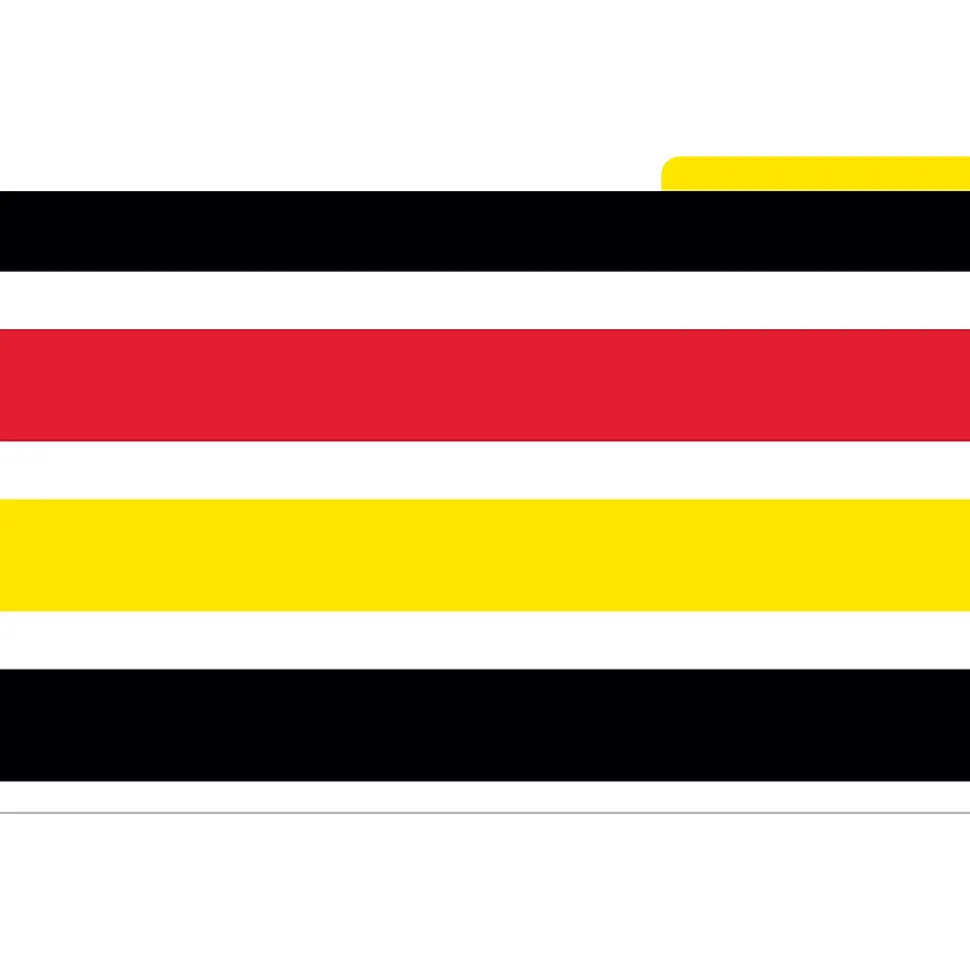 Barker Creek Wide Stripes File Folders, 3-Tab, Legal Size, Assorted, 9/Pack (BC2507)