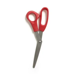 BASELINE⢠8" Stainless Steel Scissors, Blunt Tip, Red (55829)
