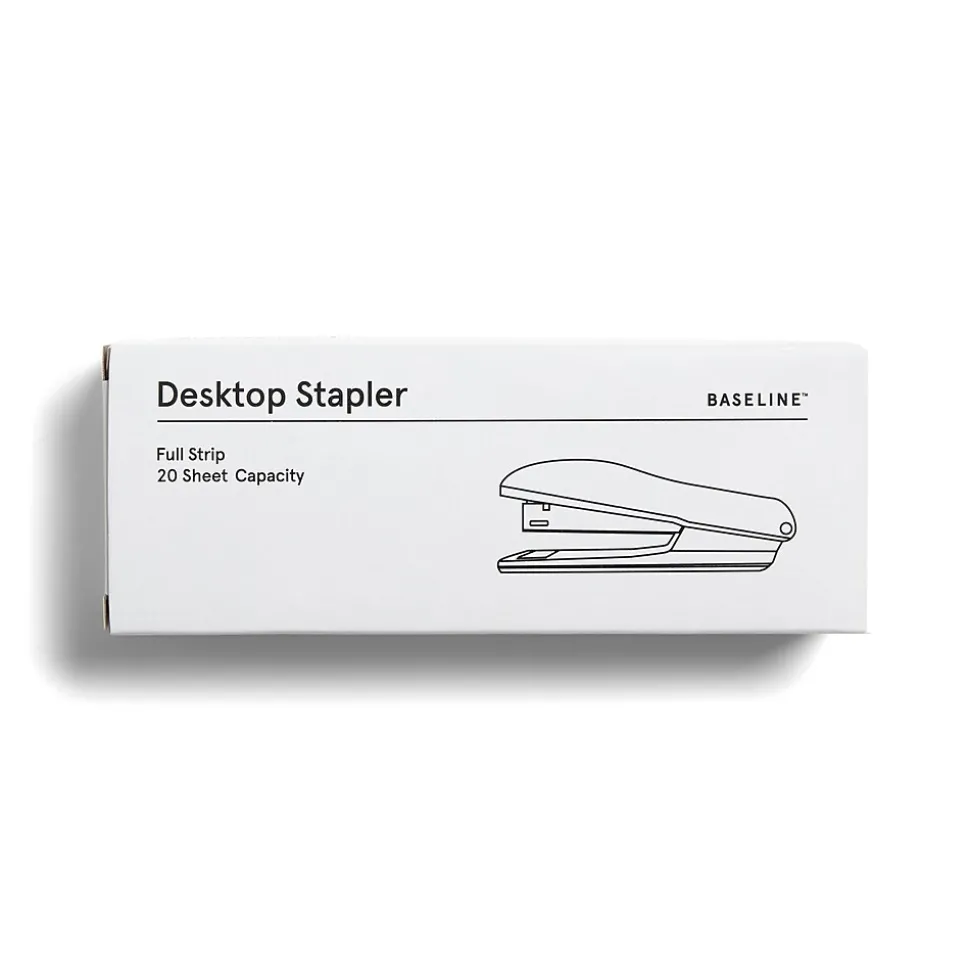 Baseline Desktop Stapler, Full-Strip Capacity, Black (BL58136)