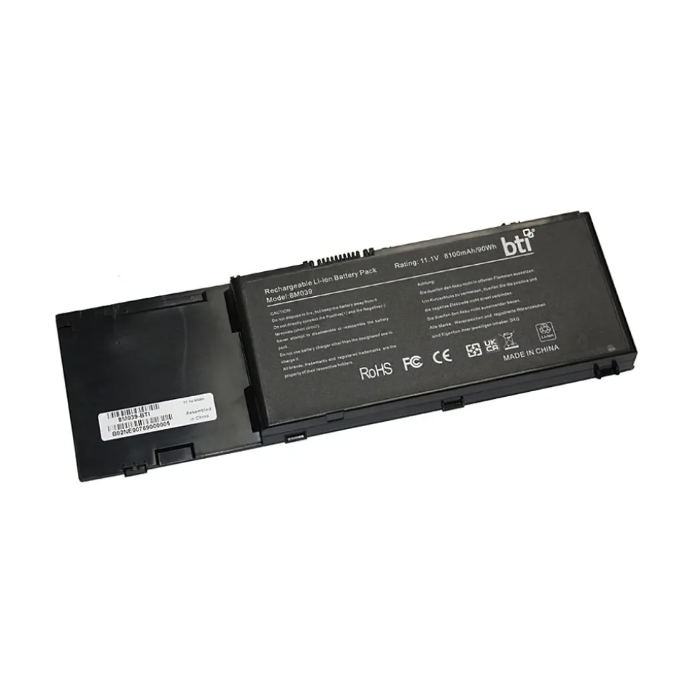 Battery Technology Li-Ion Replacement Battery for Dell Precision M6400/M6500, 8110mAh (8M039-BTI)