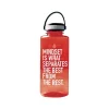 Baudville Drink it Up! "The Best" Plastic Water Bottle, 36 oz., Red, 2/Pack (1396379P231)