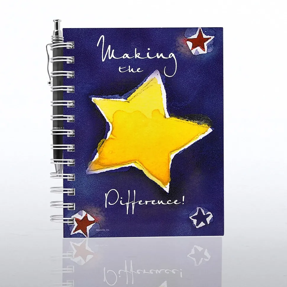 Baudville® Hardcover Journal W/ Pen, Making the Difference