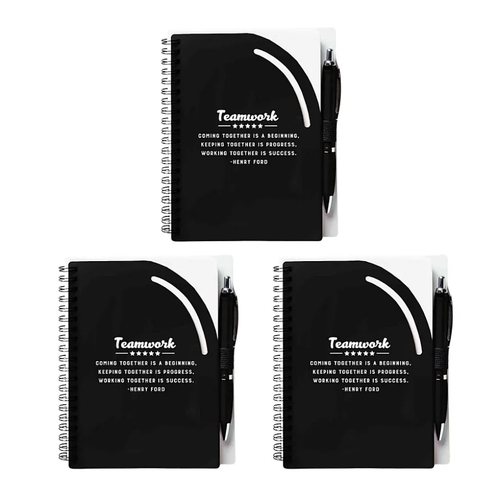Baudville Motivational Jotter & Pen Gift Set, 3/Pack (1393663P331)