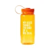 Baudville "My Boss Thinks I'm Kind Of A Big Deal" Plastic Water Bottle, 21 oz., Orange (91579)