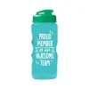 Baudville Quick Grip "Awesome Team" Plastic Water Bottle, 22 oz., Green, 3/Pack (1393279P331)