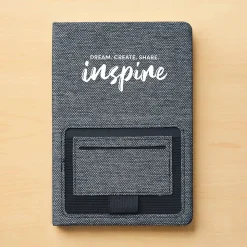 Baudville Sustainably Smart Hardcover Journal, 5" x 8", 80 Pages, 2/Pack (1393447P231)