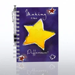 Baudville® Tote Bag With Journal And Pen, Making the Difference