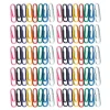 Baumgarten's Standard Paper Clips, Assorted Colors, 100 Clips/Pack, 10 Packs/Bundle (BAUMES5000-10)